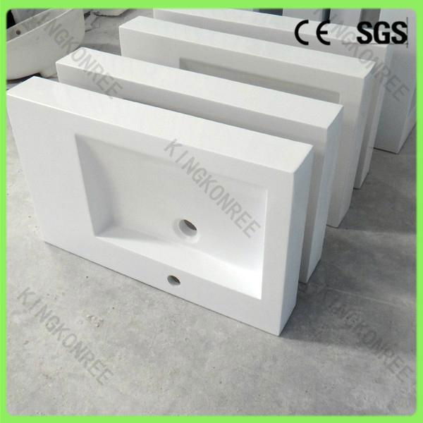 KKR solid surface bathroom resin wash basin price