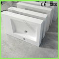 KKR solid surface bathroom resin wash basin price