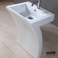 KKR wash basin freestanding basin solid surface basin 4