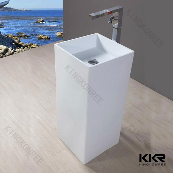 KKR wash basin freestanding basin solid surface basin 3