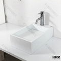 KKR hotel project solid surface stone basin 1