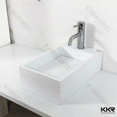 KKR hotel project solid surface stone basin