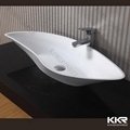 KKR hotel project solid surface stone basin 3