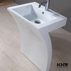 Kingkonree bathroom stone foot wash basin