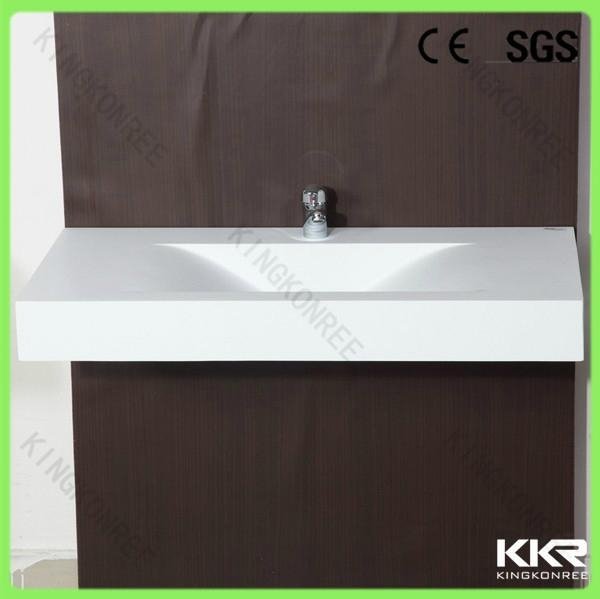 KKR solid surface bathroom resin wash basin price 3