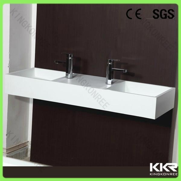 KKR solid surface bathroom resin wash basin price 5