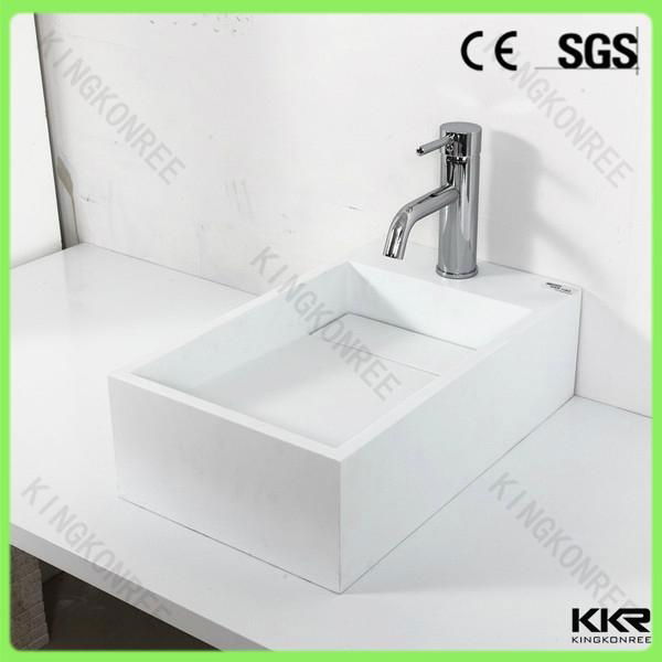 Made in Guangdong solid surface stone sink 4