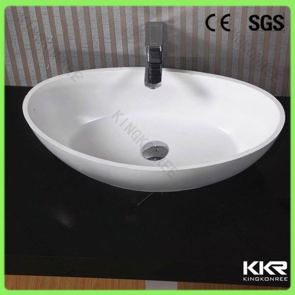 Made in Guangdong solid surface stone sink 5