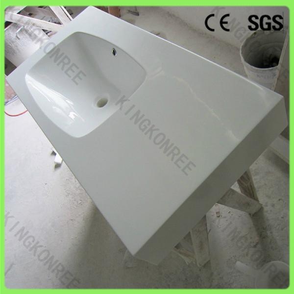KKR modern design solid surface molded sink countertop KKRWash Basin
