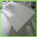 KKR modern design solid surface molded sink countertop 5