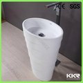 Full inspection solid surface bathroom basin price 2