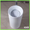 Full inspection solid surface bathroom basin price 7