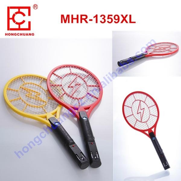 Mosquito swatter rechargeable mosquito racket flat plug  2