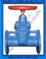 DIN3352 F5 Non-Rising Stem Resilient Seated Gate Valves (Z45X-16) 1