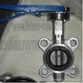 Pn16 Dn50 CF8 Body and Disc Wafer Type Butterfly Valve