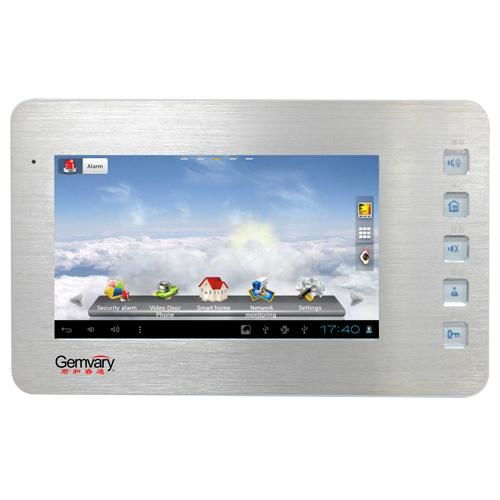 JQ-1072T 7 Inch Android TCP/IP Video Door Phone-Intercom Interior Video Intercom