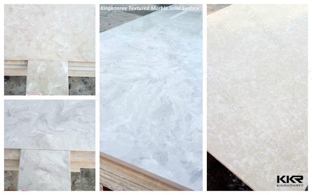 Stone building material fire resistant decorative acrylic wall panel