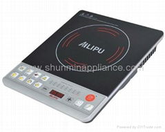 White Push Button Control Induction Cooker with Competitive Price SM-18B1