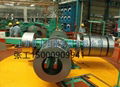 Automatic vertical steel banding, winding, packing and packing machine