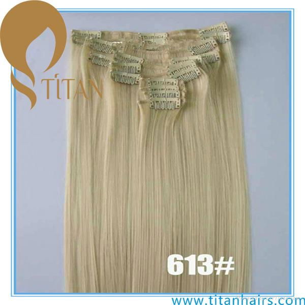 remy human hair clip in hair extension hair extensions with clips