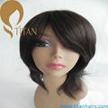 remy human hair full lace wig swiss lace wig