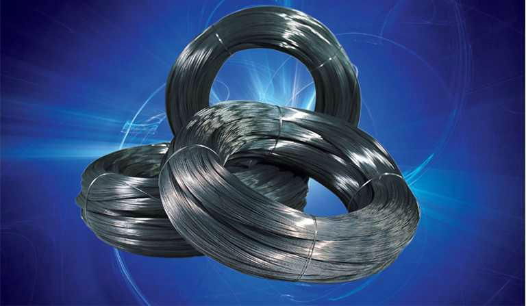 Machinery with smooth surface (galvanized) spring steel wire