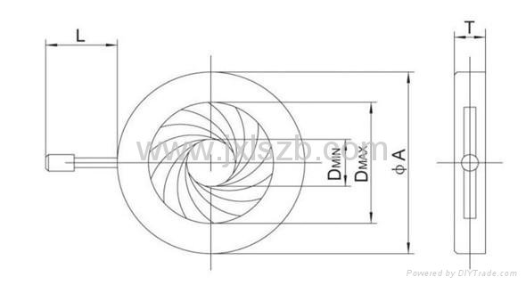 Optical iris diaphragm with Adjustable Aperture  3
