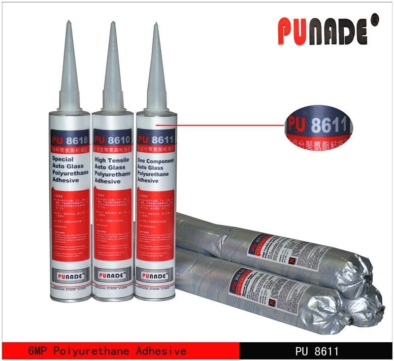 Polyurethane Auto Glass Windshield Bonding Adhesive Glue PU8611 2