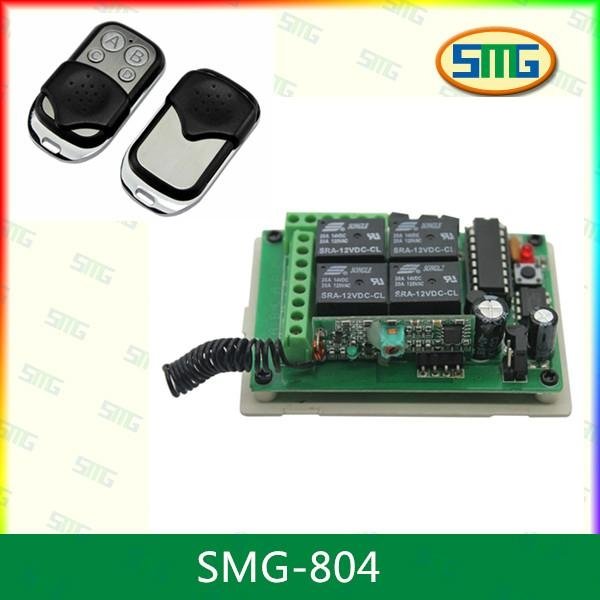 9V-24V DC fixed learning rolling code compatible remote control receiver SMG-822 5