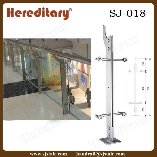 ndoor Stainless Steel Glass Balusters for Market (SJ-018)