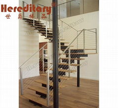 Office Building Single Stringer Stairway (SJ-809) 