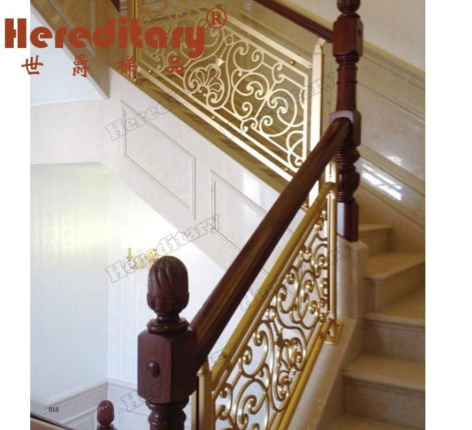 Aluminum Noble golden Guardrail for Staircase(SJ-819)