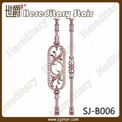 Indoor Antique Brass Casting Balustrade for Handrail (SJ-B006)