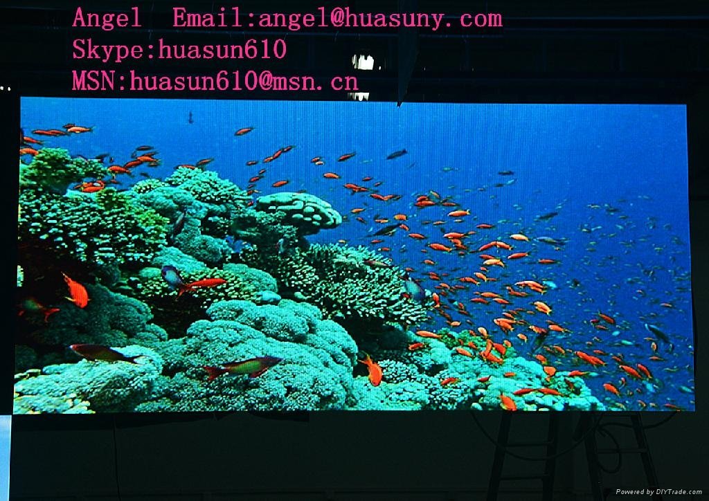led screen in led displays P4 indoor Full Color LED Stage background Display 2