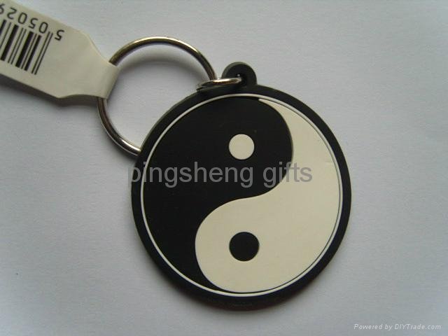 cheap Custom pvc rubber keychain