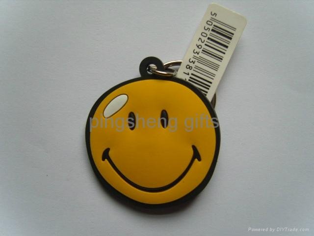 cheap Custom pvc rubber keychain 4
