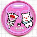 fashion pvc tea  cup coaster 1