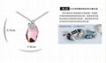 Fashion noble jewelry necklace swan pendant 4