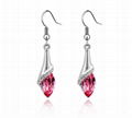 crystal jewelry free shipping latest design hot sale earrings 5