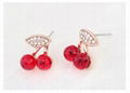 crystal jewelry free shipping latest design hot sale earrings 2