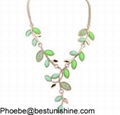 Hot selling fashion design unique jewelry statement necklace 1