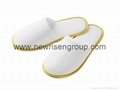  White color and disposale and washable hotel slipper 1