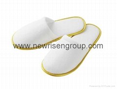  White color and disposale and washable hotel slipper