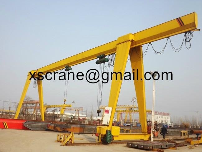 Finely processed mobile gantry crane