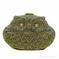 Owl Shape Full Crystal Evening Bag