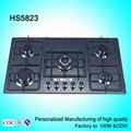 color stainless steel top gas stove with