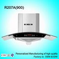 R207A 900mm arc glass range hood 