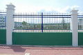 Contracted style aluminium fence