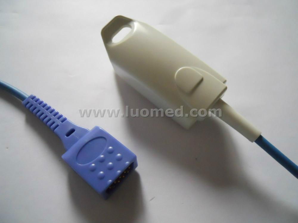 Datex SAF-F compatible Adult Finger Clip Spo2 Sensor  