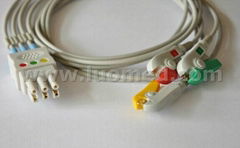 Pro1000 Compatible ECG 3-lead leadwires